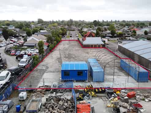 Secure office and yard space