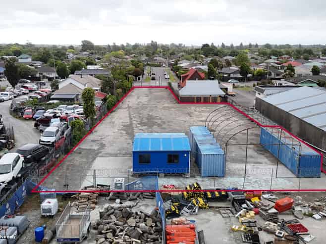 Secure office and yard space