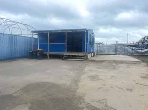 Secure office and yard space