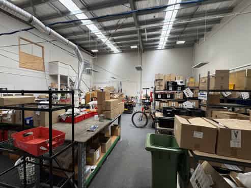 Roadfront profile with warehousing on Maleme