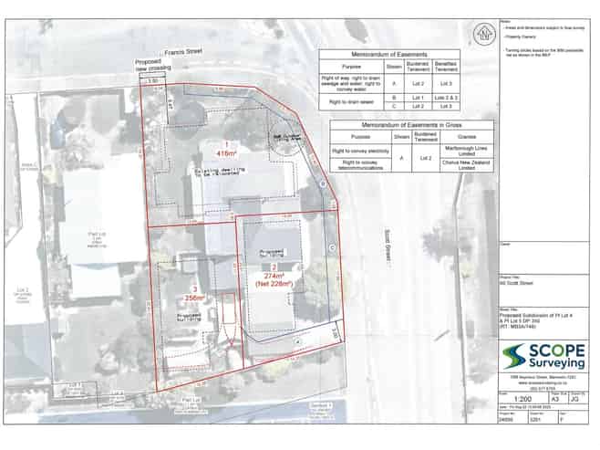  Proposed Lots 2 and 3/60 Scott Street, Blenheim