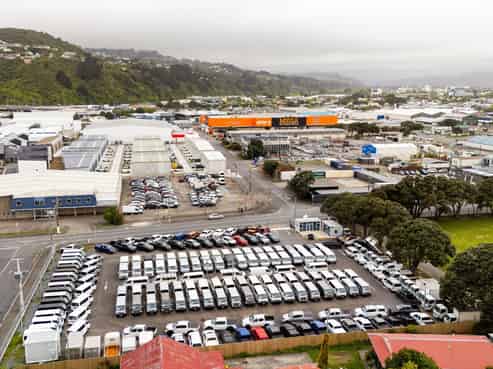 Secure high profile Petone yard