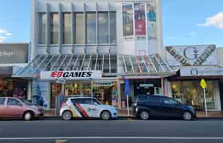 High exposure Main Street shop