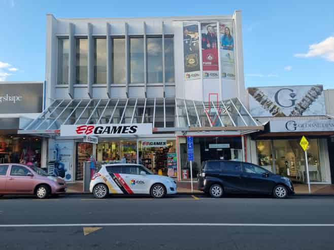 High exposure Main Street shop