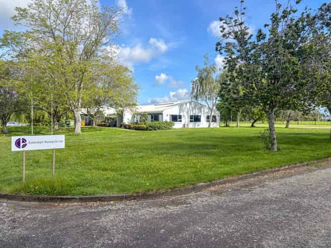 Sun-filled office with rural outlook
