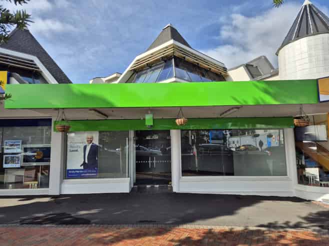 Lush village setting – 153sqm Titirangi tenancy