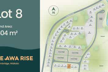 Lot 8  Te Awa Rise , Cambridge