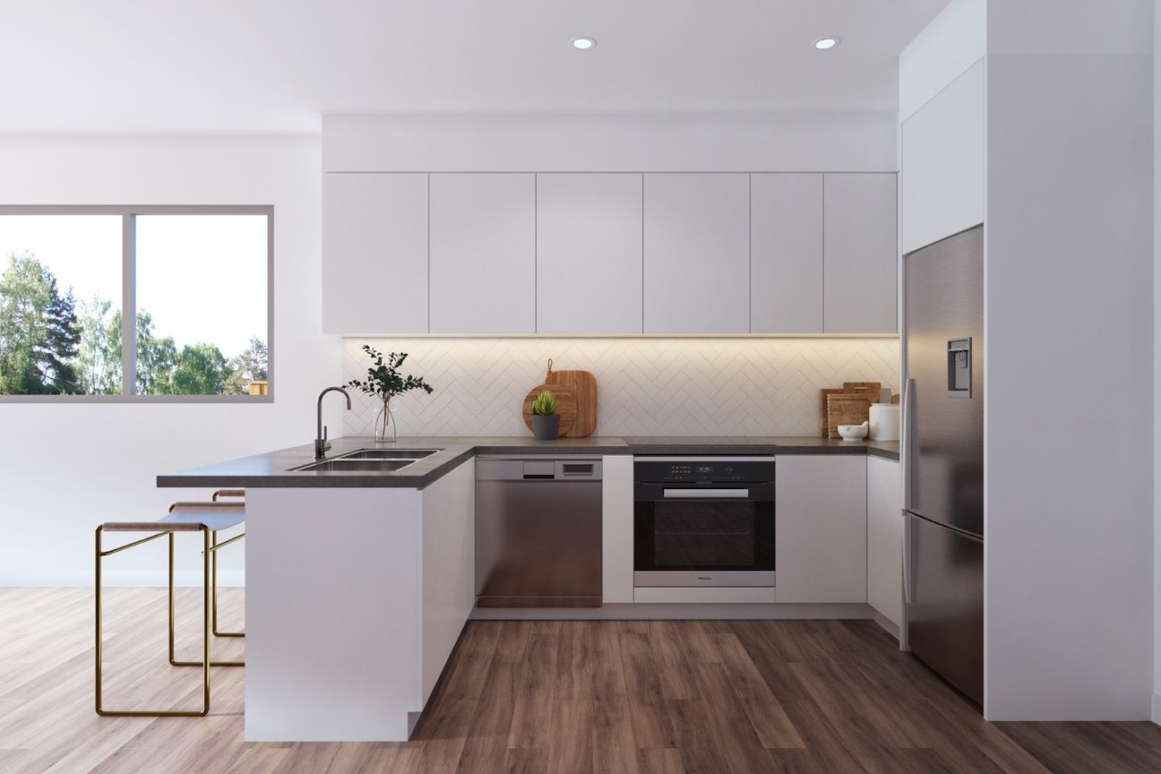 Brand New 2 bed 1.5 bath off street parking – pohled 2