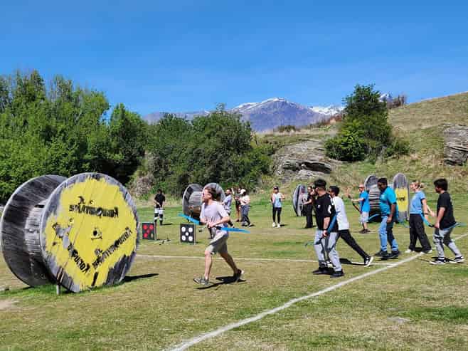 Group-focused outdoor activity arena - 14 years