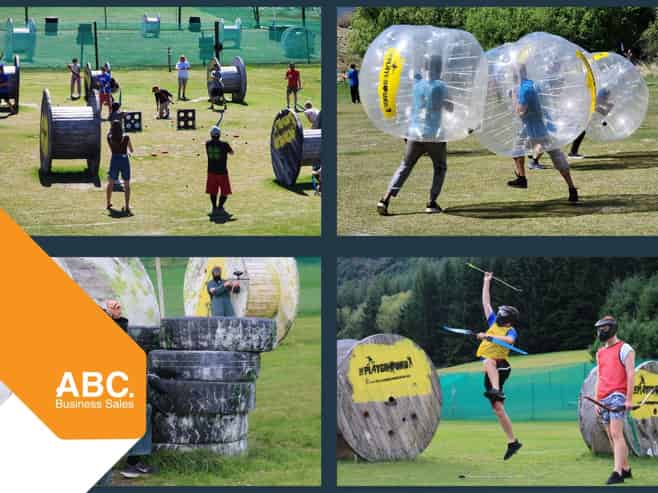 Group-focused outdoor activity arena - 14 years