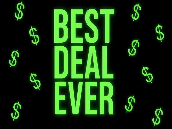 COULD THIS BECOME THE BEST BUSINESS DEAL EVER ?