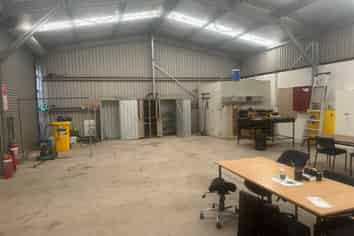 Functional industrial with large yard