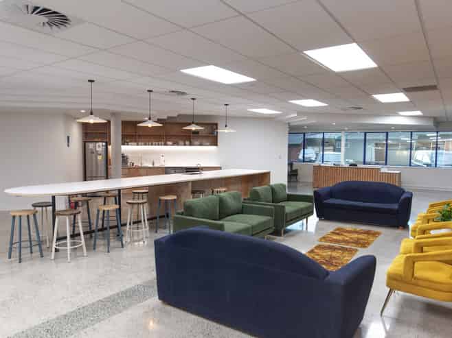 Versatile city fringe office with onsite parking