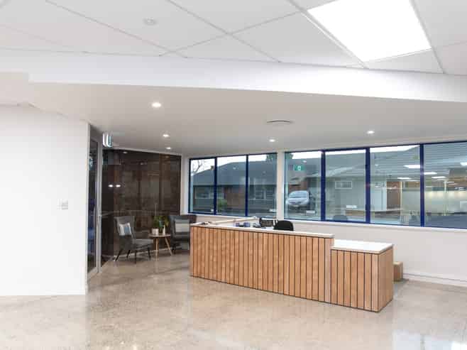 Versatile city fringe office with onsite parking
