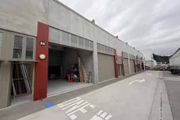 Rear Business Park unit with wide roller door!