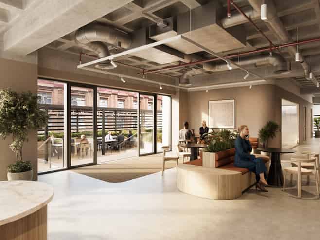 Newly refurbished, turnkey workspace