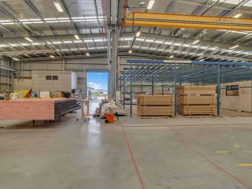 Large logistics or manufacturing facility