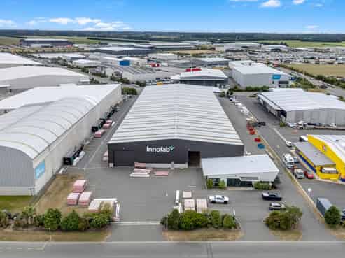 Large logistics or manufacturing facility