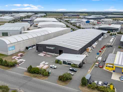 Large logistics or manufacturing facility