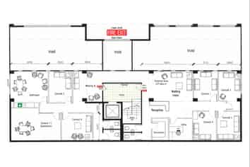 Flexible professional office space