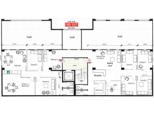 Flexible professional office space