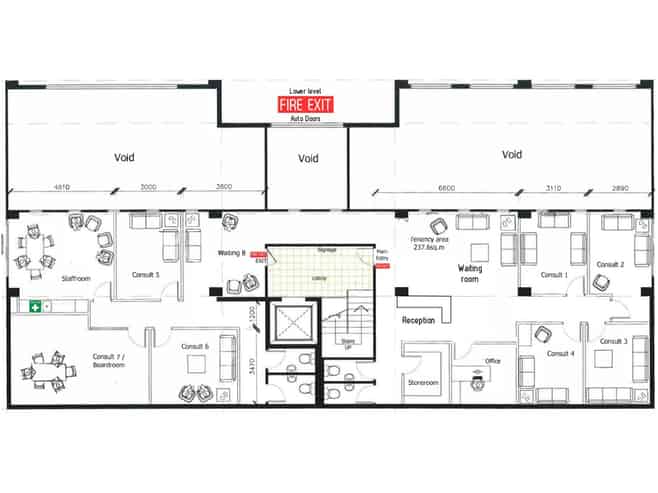 Flexible professional office space