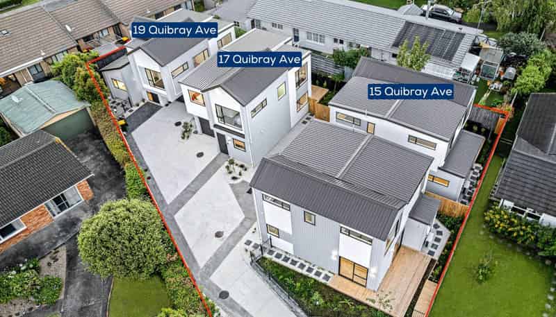 15,17&19 Quibray Place, Botany Downs