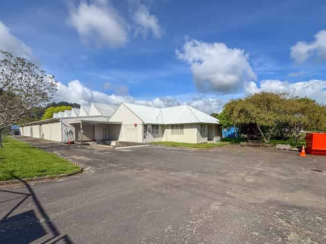 Warehouse with dangerous goods storage and parking