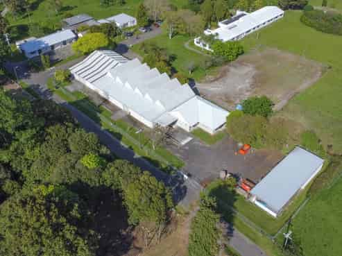 Warehouse with dangerous goods storage and parking