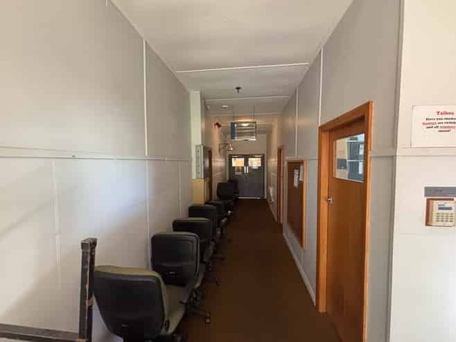 Warehouse with dangerous goods storage and parking