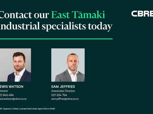 CBRE | 6,774sqm of East Tamaki Value