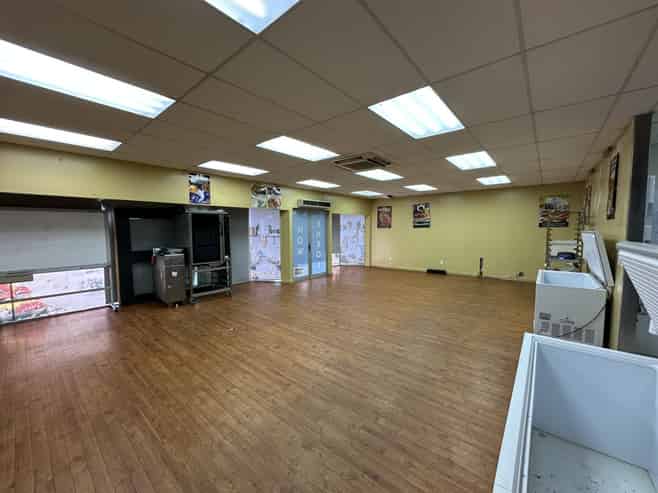 Fully equipped commercial kitchen with options