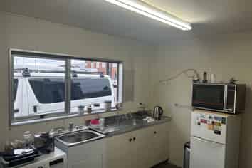 Tidy high-stud warehouse with small office