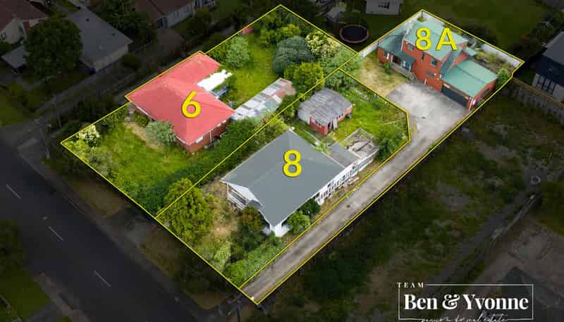 6,8 & 8A Hillside Road, Mount Wellington