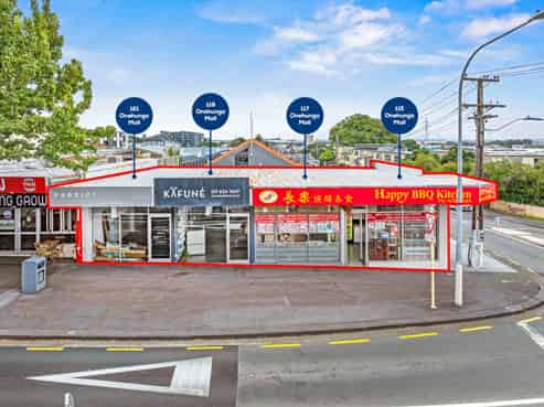 FREEHOLD CORNER SITE - FOUR SHOPS

