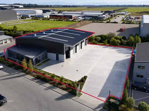 Brand new industrial with generous yard