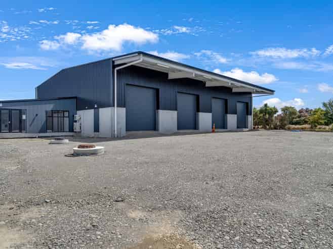 Brand new industrial with generous yard