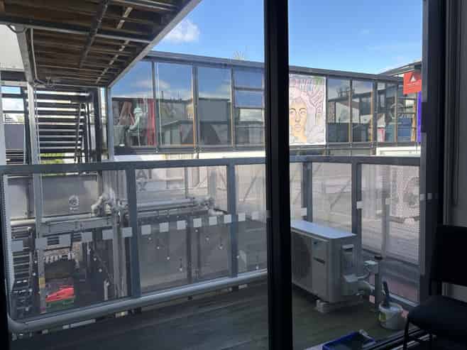 Modern unique City office with sunny deck 