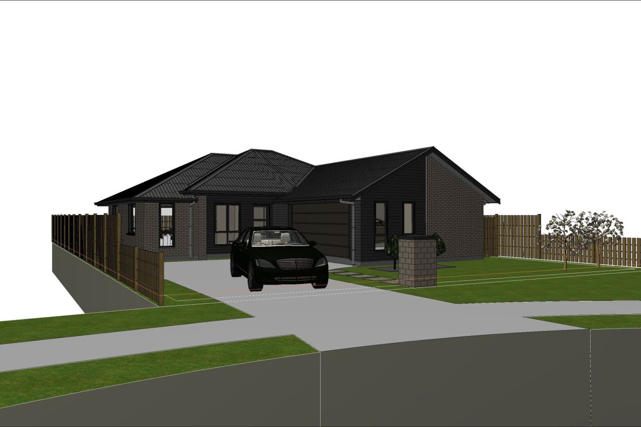 Brand new brick home – pohled 2
