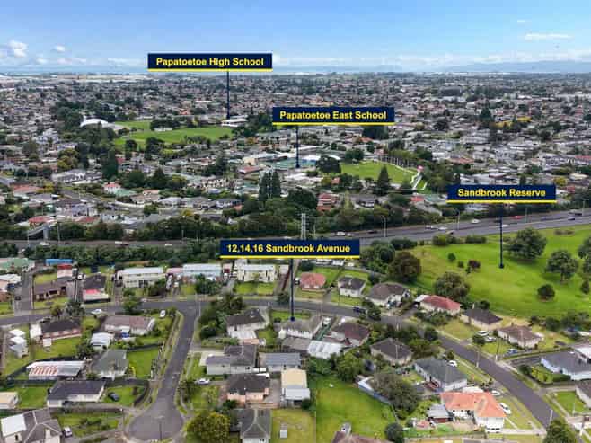 12,14,16 Sandbrook Avenue, Otara