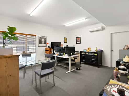 Functional mix of office, warehouse, and yard