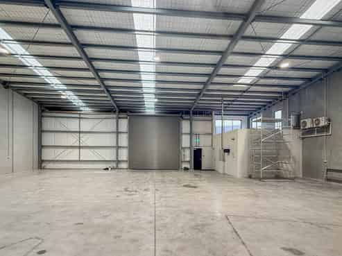 Modern warehouse by key transport routes