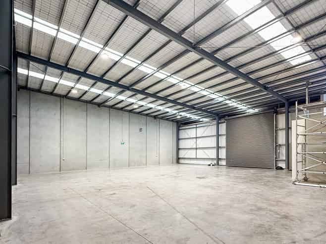 Modern warehouse by key transport routes