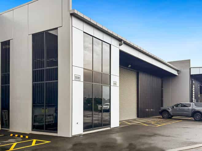 Modern warehouse by key transport routes