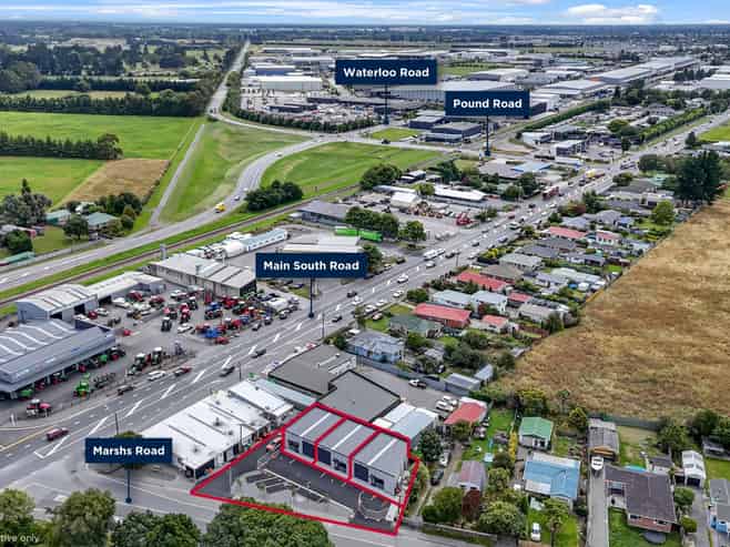 Three brand-new warehouse units - available now