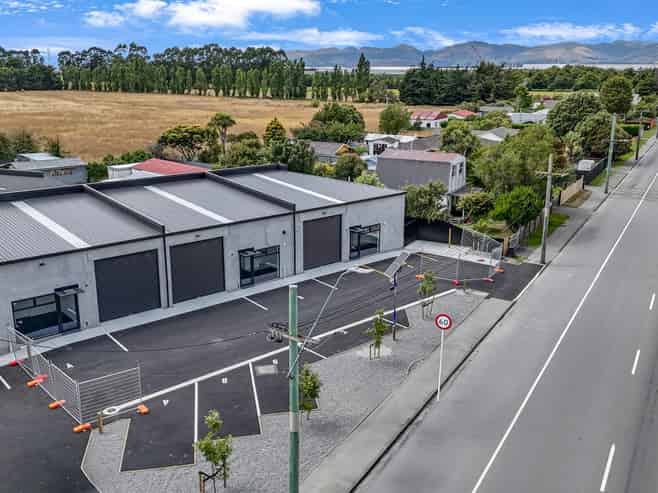 Three brand-new warehouse units - available now