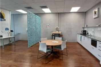 Modern office with natural light