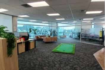 Modern office with natural light