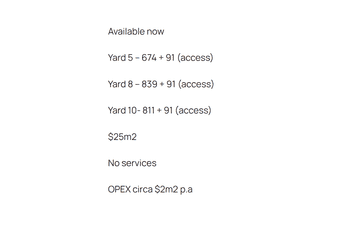Industrial Yards Opportunities Dairy Flat