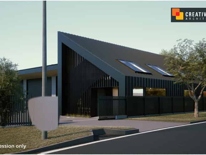 New warehouse to be built - strong corner presence